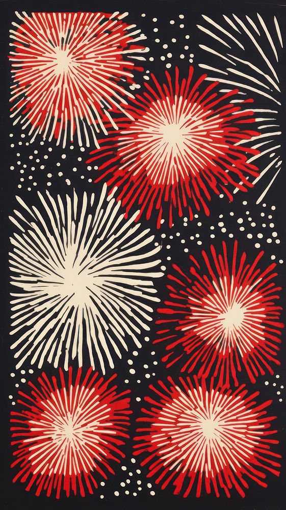 Fireworks illuminated celebration backgrounds. AI generated Image by rawpixel.