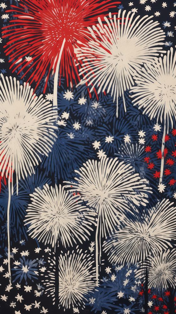 Fireworks art backgrounds celebration. AI generated Image by rawpixel.