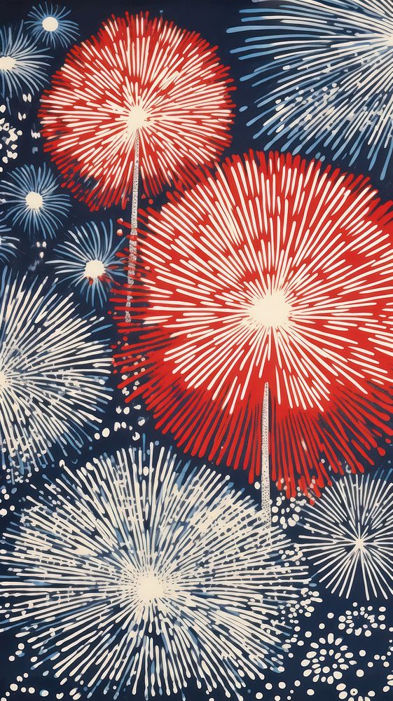 Fireworks art backgrounds celebration. AI generated Image by rawpixel.