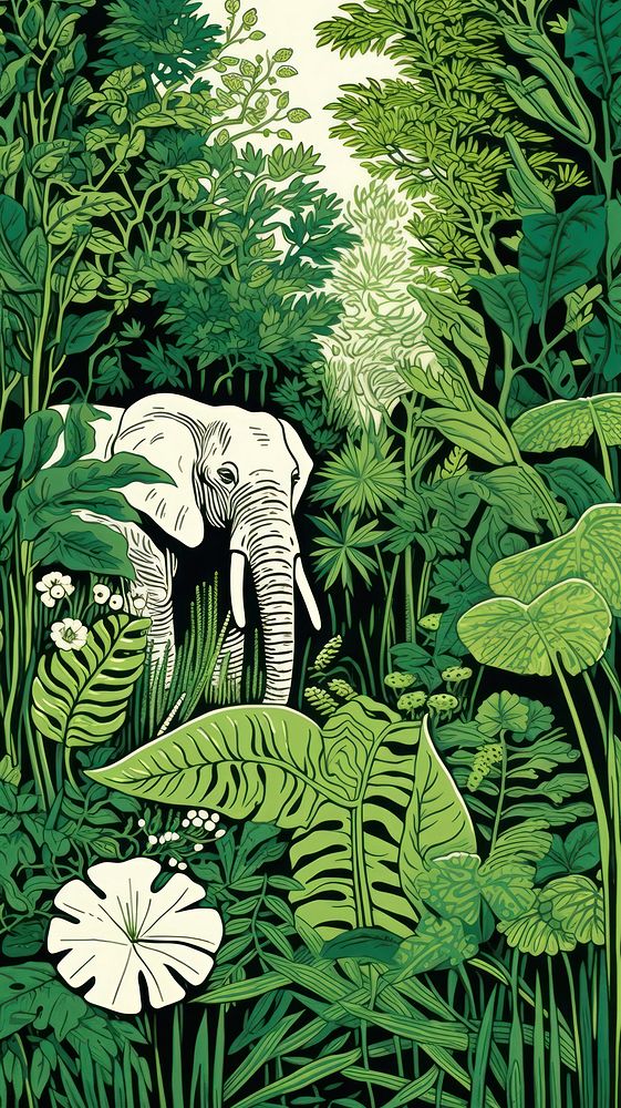 Jungle safari nature vegetation outdoors. AI generated Image by rawpixel.