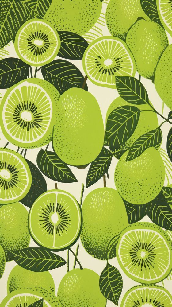 Kiwi fruits green plant food. AI generated Image by rawpixel.