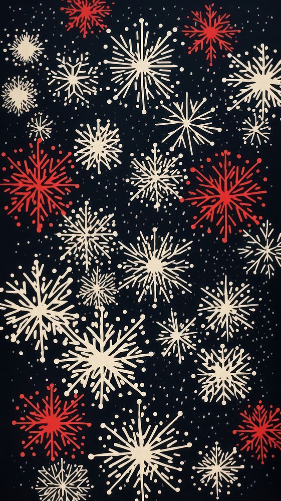 Snowflakes fireworks abstract nature. AI generated Image by rawpixel.
