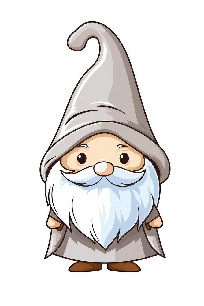 Wizard cartoon drawing sketch. AI generated Image by rawpixel.