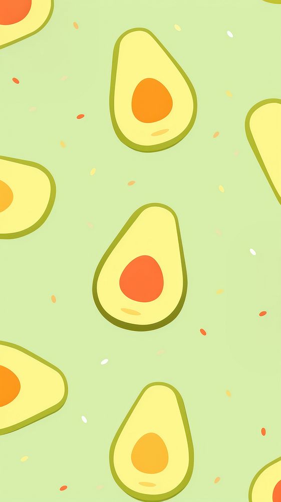Avocado backgrounds pattern food. AI generated Image by rawpixel.
