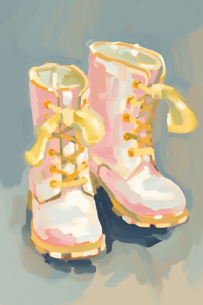 Woman boots footwear cartoon shoe. AI generated Image by rawpixel.