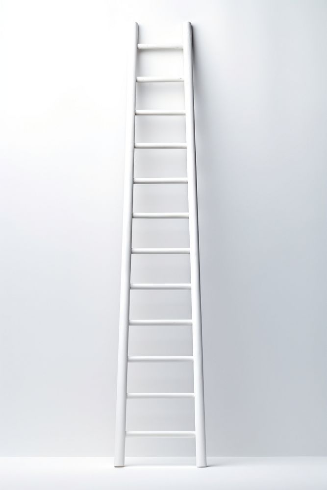 Ladder architecture staircase white. AI generated Image by rawpixel.