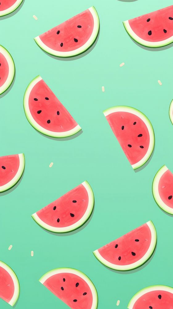 Whole watermelon pattern shape fruit. AI generated Image by rawpixel.