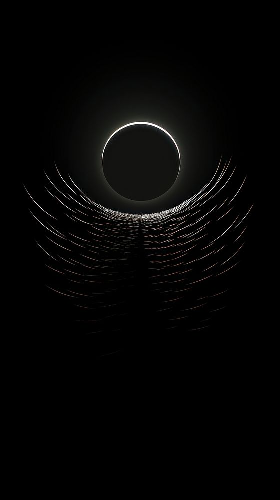 Eclipse astronomy night black. AI generated Image by rawpixel.