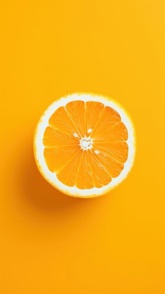 Orange slice fruit plant food. AI generated Image by rawpixel.