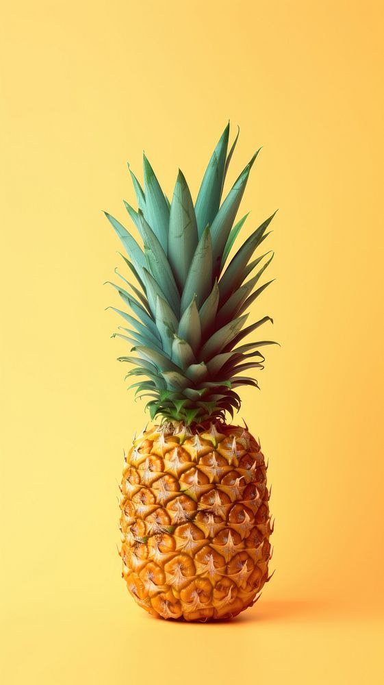 Pineapple fruit plant food. AI generated Image by rawpixel.