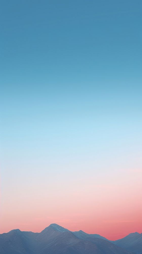 Moon above the mountains sky outdoors horizon. AI generated Image by rawpixel.