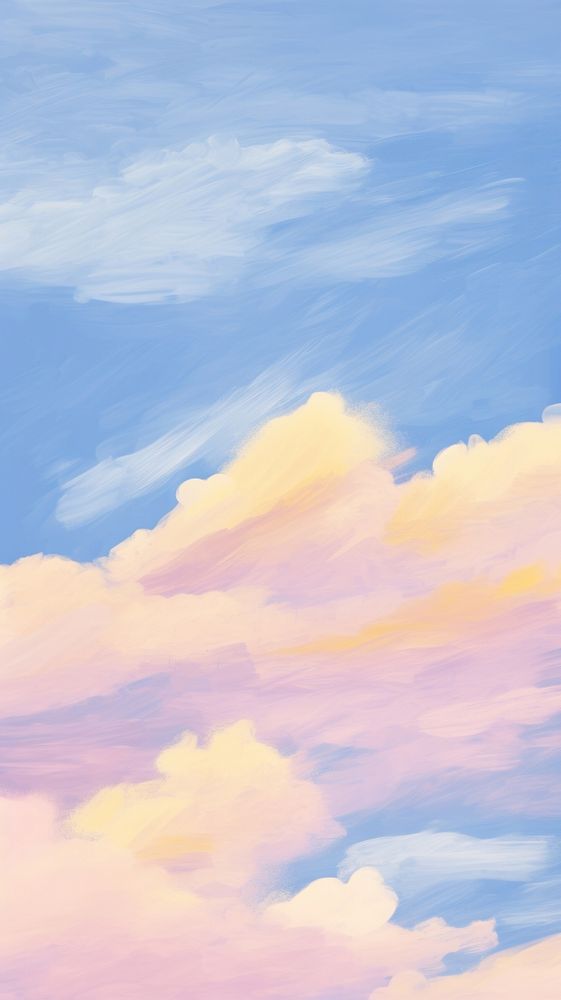 Sky backgrounds painting outdoors. 