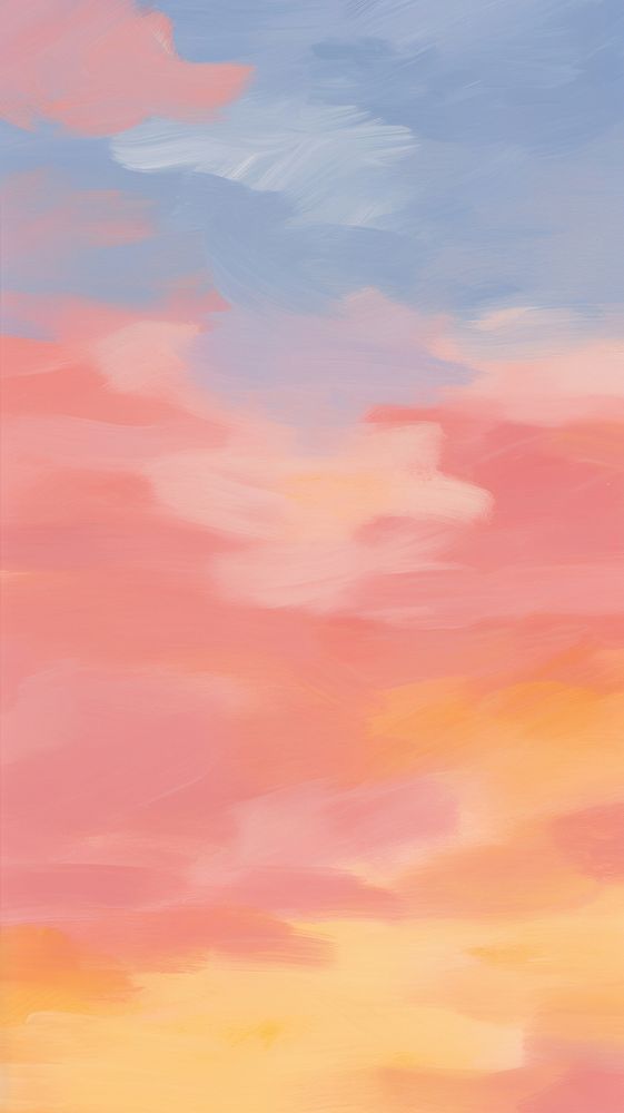 Sunrise sky backgrounds painting outdoors. 