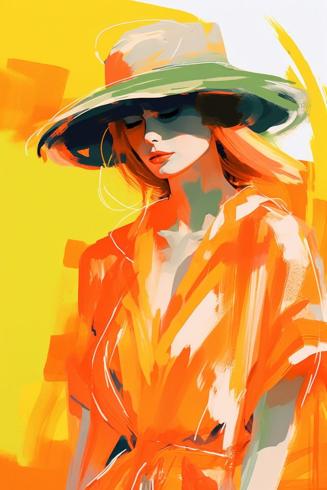 A woman painting fashion drawing. AI generated Image by rawpixel.