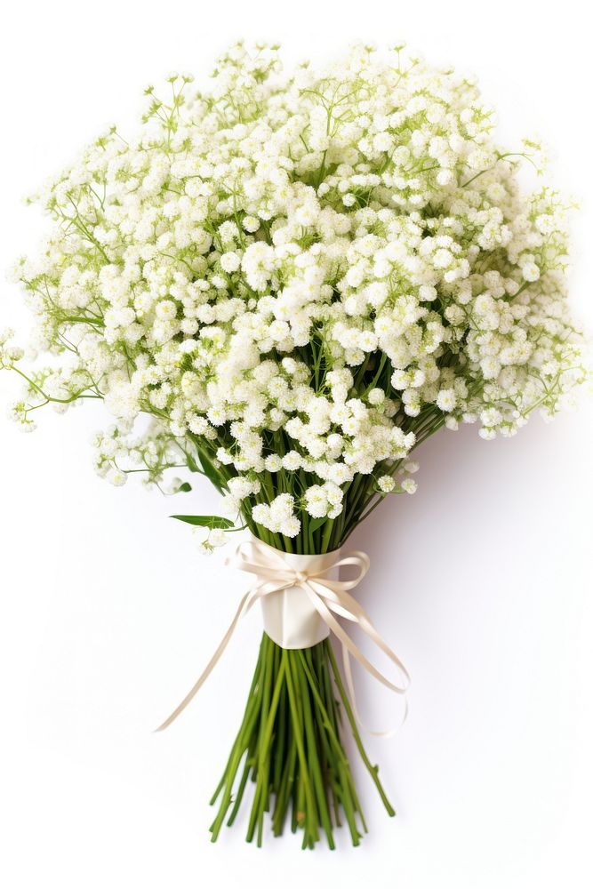 Gypsophila bouquets flower plant nature. AI generated Image by rawpixel.