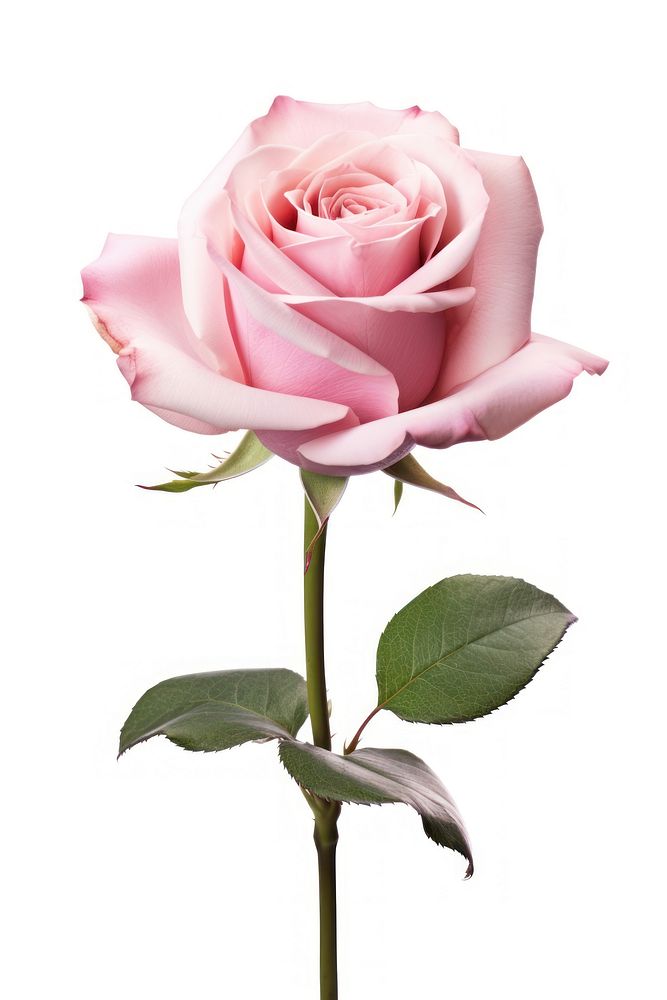 Pink rose flower plant nature. AI generated Image by rawpixel.
