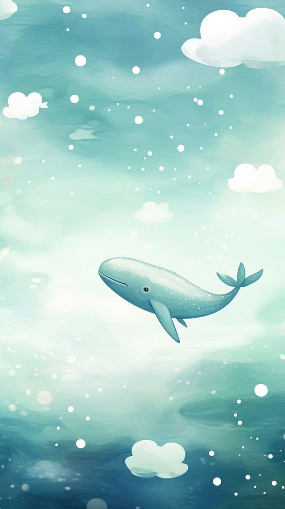 Whale outdoors nature fish. AI generated Image by rawpixel.