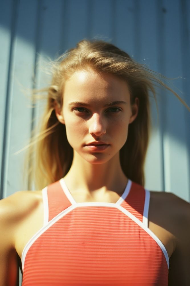 A woman wearing sport wear photography portrait sports. AI generated Image by rawpixel.
