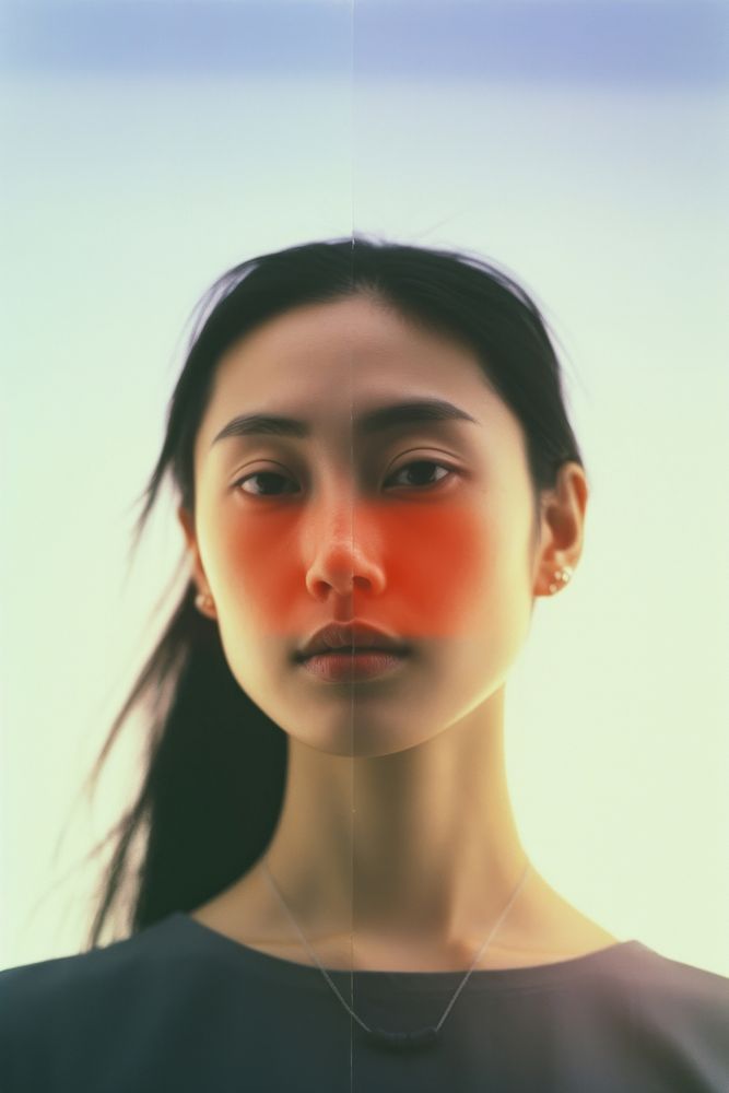 A young asian woman photography portrait adult. AI generated Image by rawpixel.