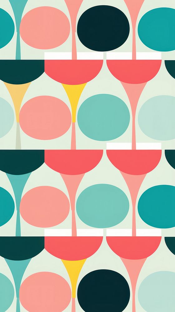 Cocktail glass pattern backgrounds art. AI generated Image by rawpixel.