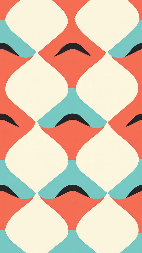 Lips pattern backgrounds repetition. AI generated Image by rawpixel.