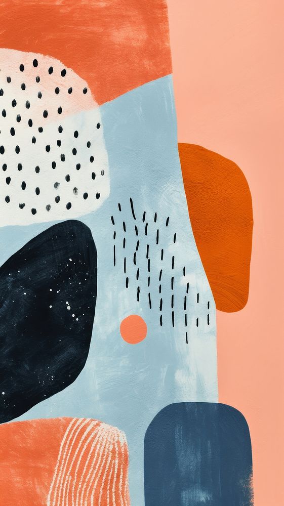 Dot backgrounds abstract painting. AI generated Image by rawpixel.