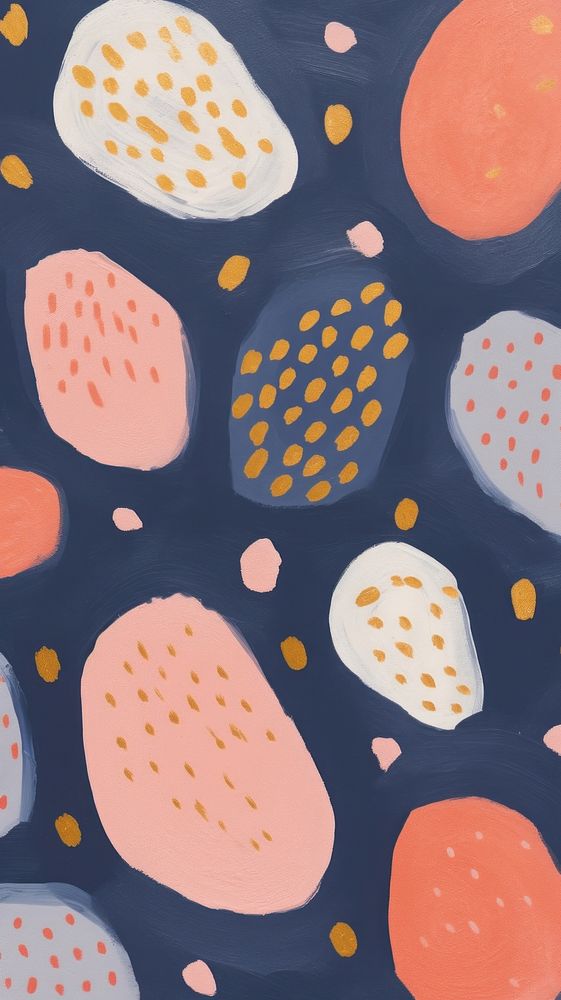 Dot backgrounds abstract painting. AI generated Image by rawpixel.