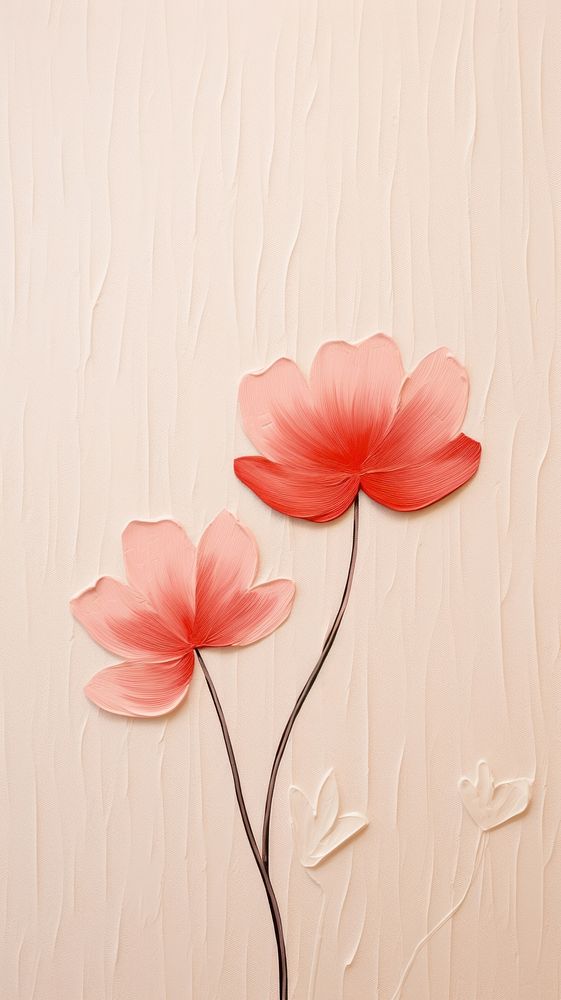 Flower petal plant wall. AI generated Image by rawpixel.