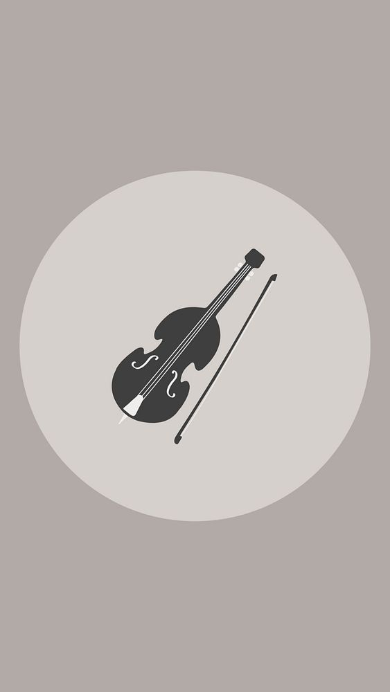 Violin  IG story cover template illustration