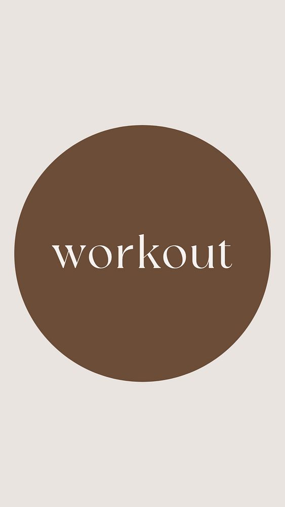 Workout IG story cover template illustration