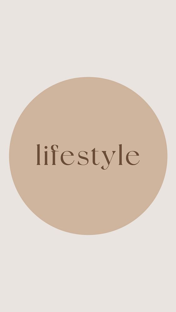 Lifestyle IG story cover template illustration