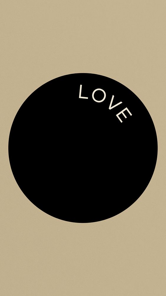 Black love Instagram story highlight cover template illustration