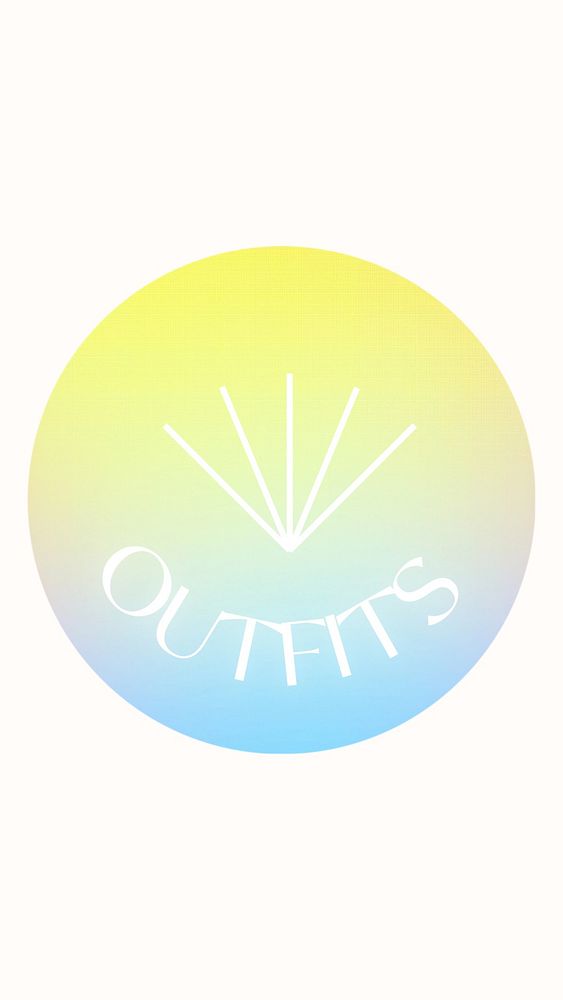 Outfits  aura gradient Instagram highlight cover template