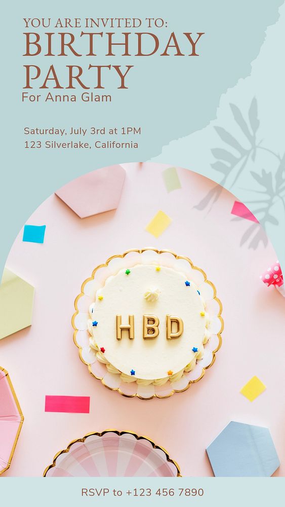 Birthday party social story template