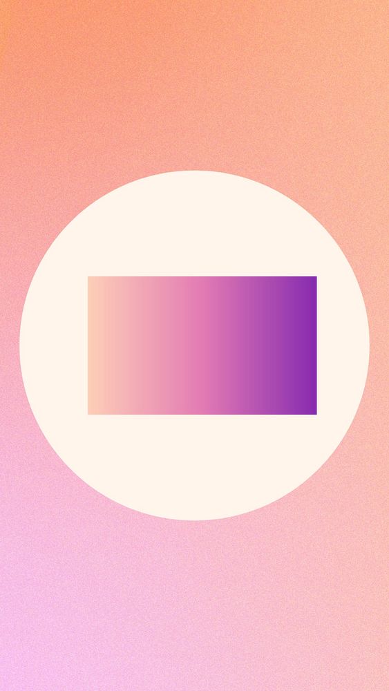 Gradient geometric shape IG highlight story cover template illustration