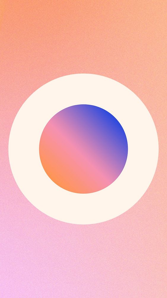 Gradient round geometric shape IG highlight story cover template illustration
