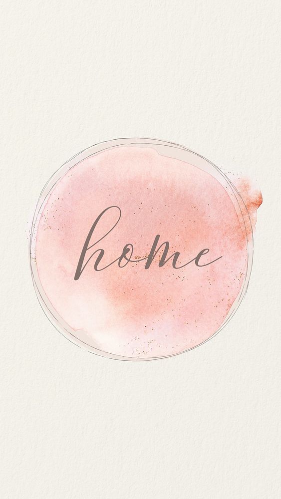 Aesthetic home Instagram story highlight cover template