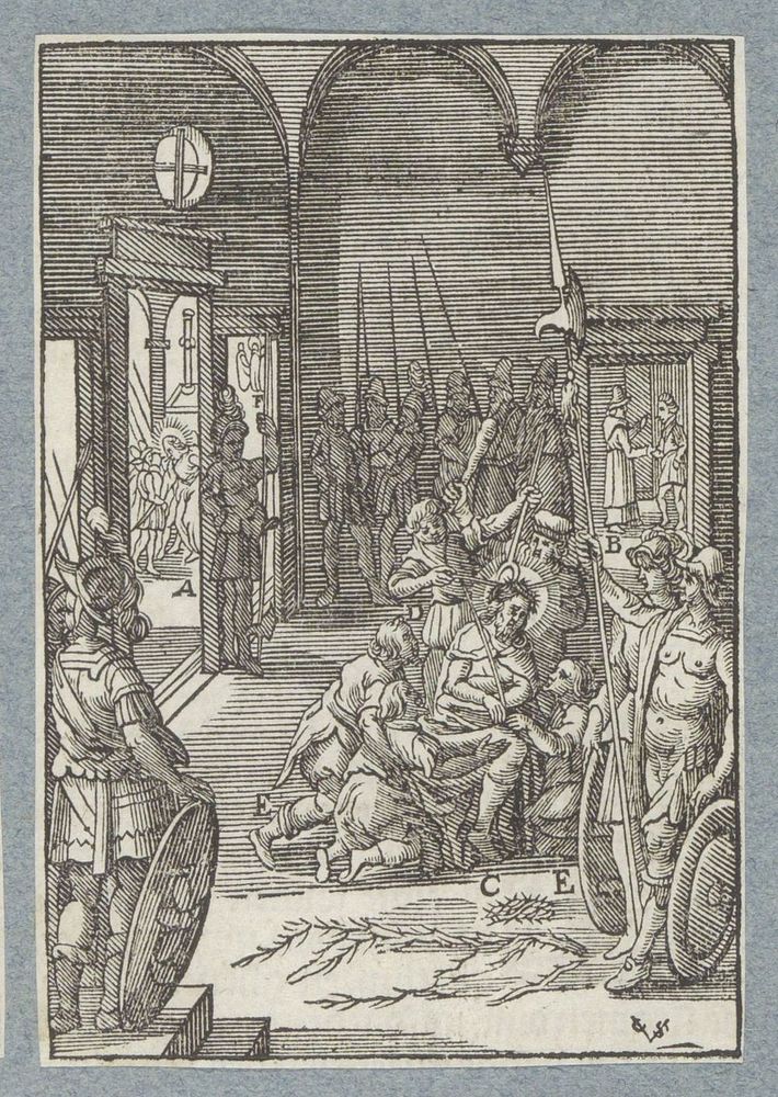 Geseling van Christus (1629) by Christoffel van Sichem II, Hieronymus Wierix, Bernardino Passeri and Pieter Jacobsz Paets