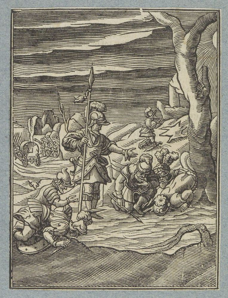 Selectie van Gideons manschappen (1645 - 1646) by Christoffel van Sichem II, Christoffel van Sichem III and Pieter Jacobsz…