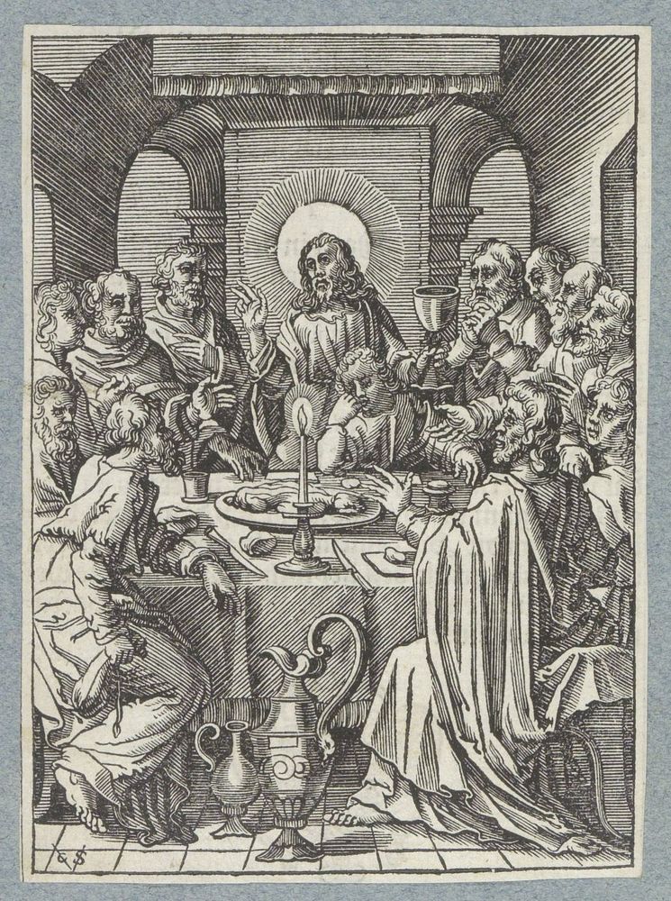Laatste Avondmaal (1629 - in or before 1646) by Christoffel van Sichem II, Christoffel van Sichem III and Pieter Jacobsz…