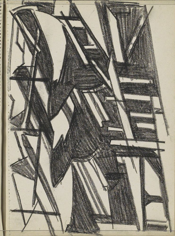Zeilboten op een werfhelling (1906 - 1945) by Reijer Stolk
