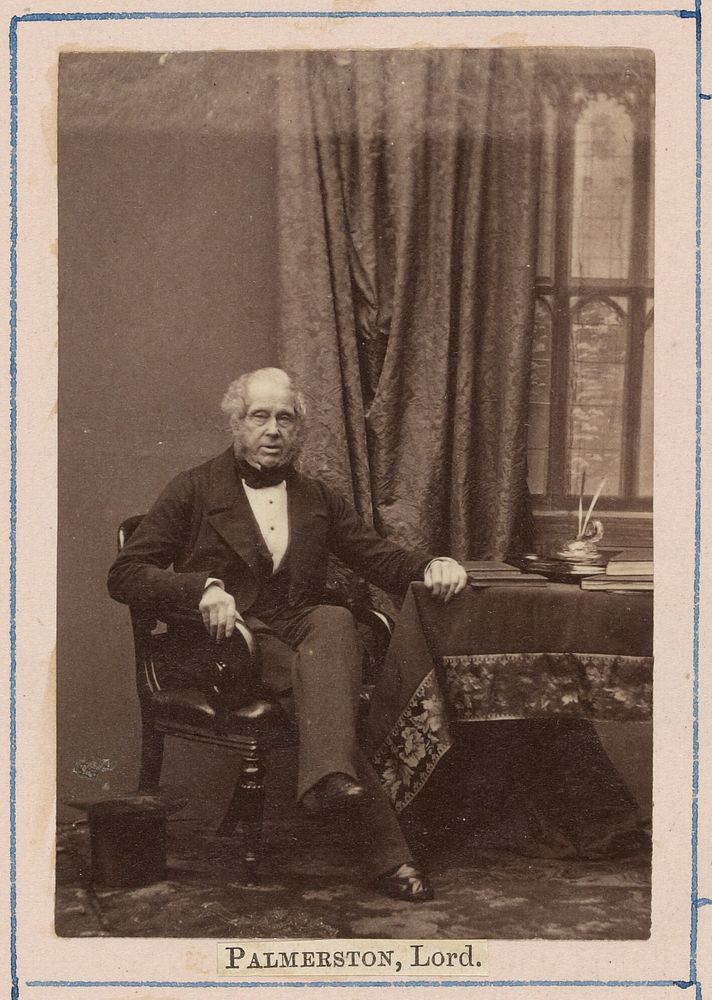 Henry John Temple, 3rd Viscount Palmerston by Camille Silvy