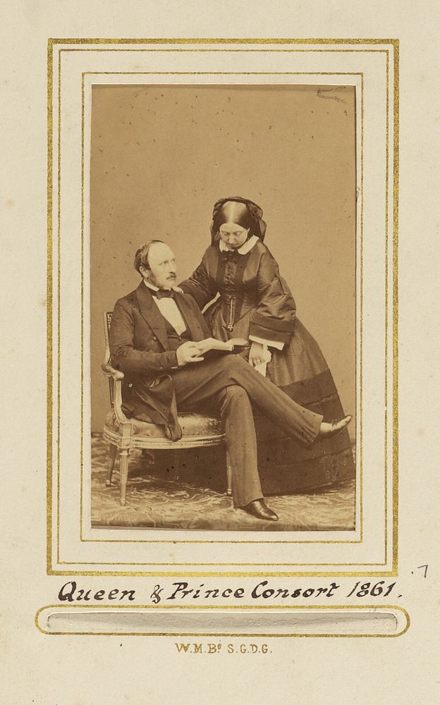 Queen & Prince Consort. deed. by John Jabez Edwin Mayall
