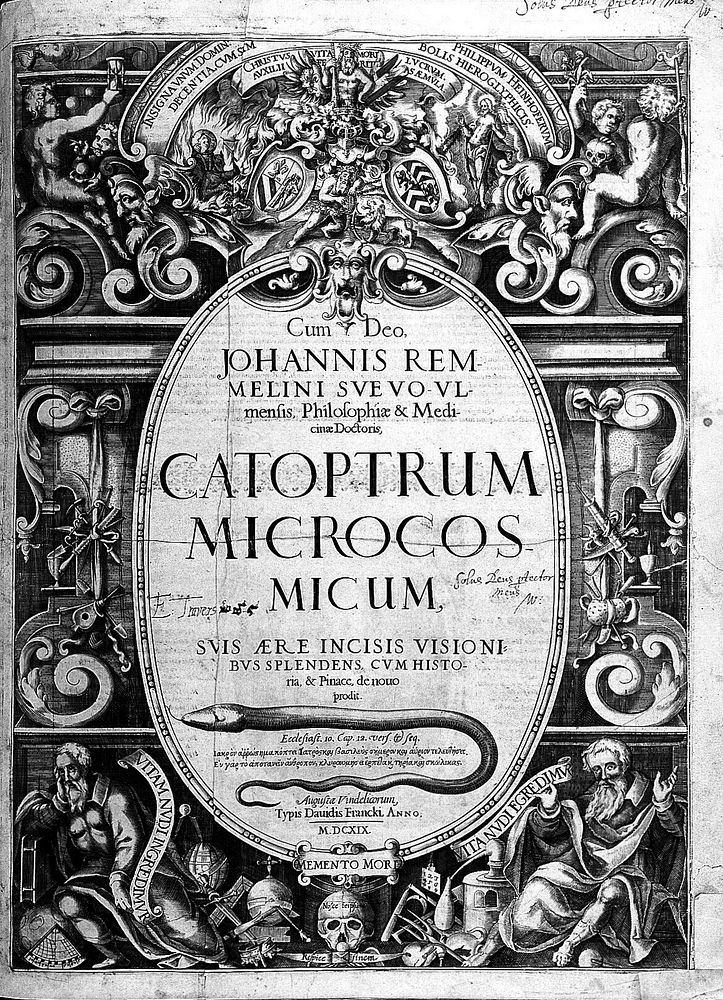 Catoptrum microcosmicum ... visionibus splendens, cum historia, et pinace, de novo prodit / [Johann Remmelin].