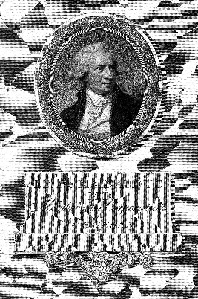 Jean Bonnoit de Mainauduc. Stipple engraving by P. Condé after R. Cosway.