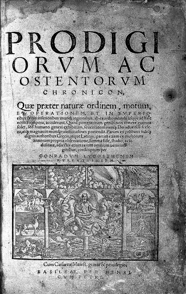 Prodigiorum ac ostentorum chronicon, : quae praeter naturae ordinem, motum, et operationem, et in superioribus & his…