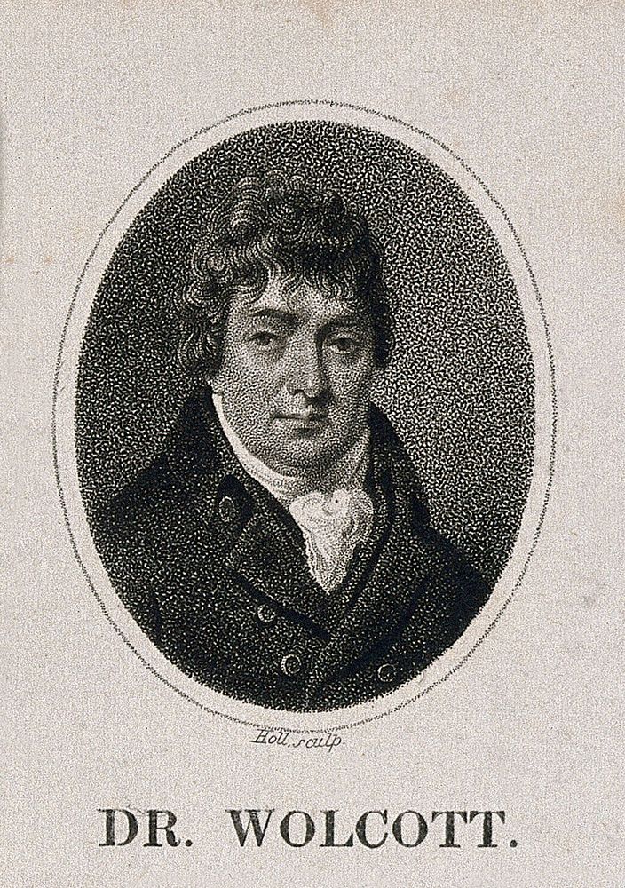 John Wolcot [Peter Pindar]. Stipple engraving by Holl, 1820, after J. R. Smith.