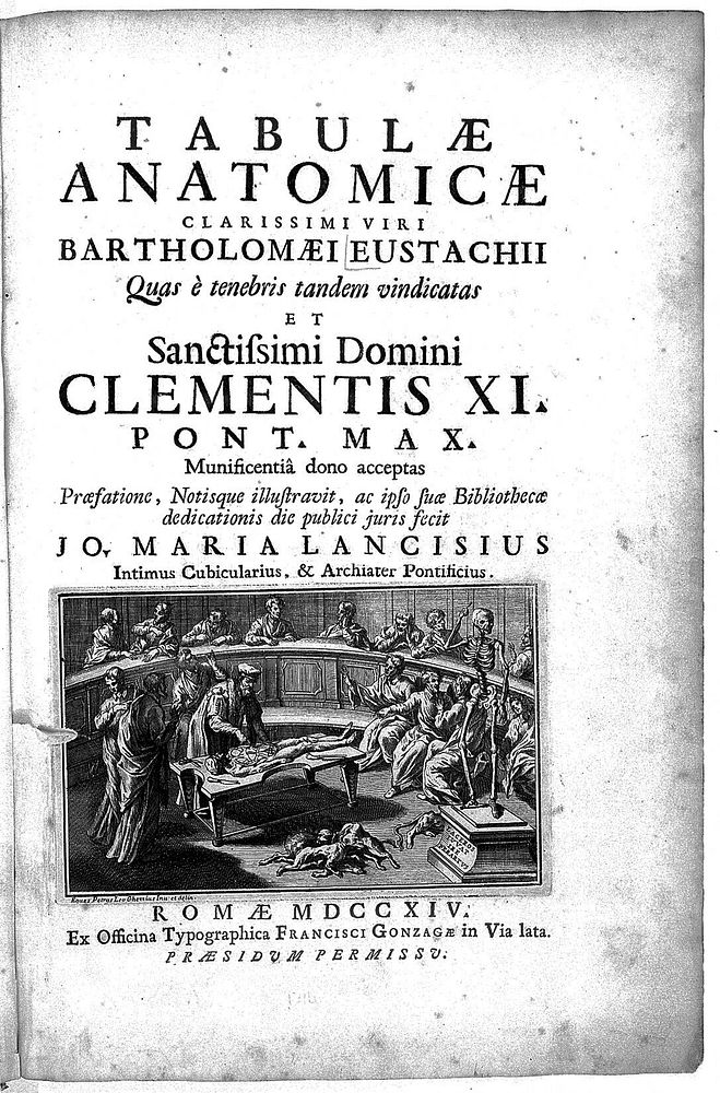 Tabulae anatomicae ... B.E. ... quas e tenebris tandem vindicatas / ... praefatione, notisque illustravit ... Jo. Maria…