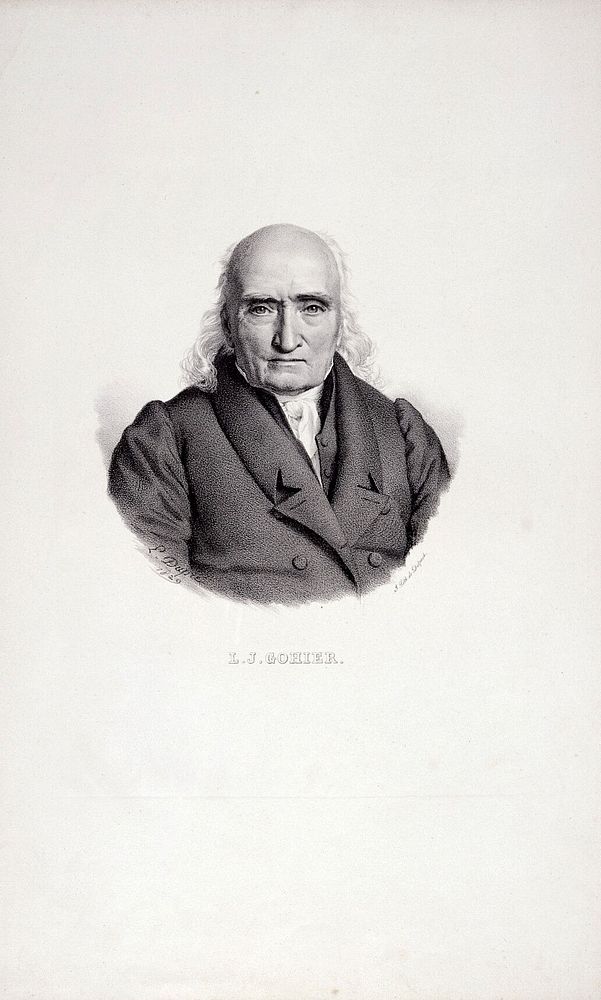 Louis-Jérôme Gohier (1746-1830) Lithograph by Louis Dupré, 1829.