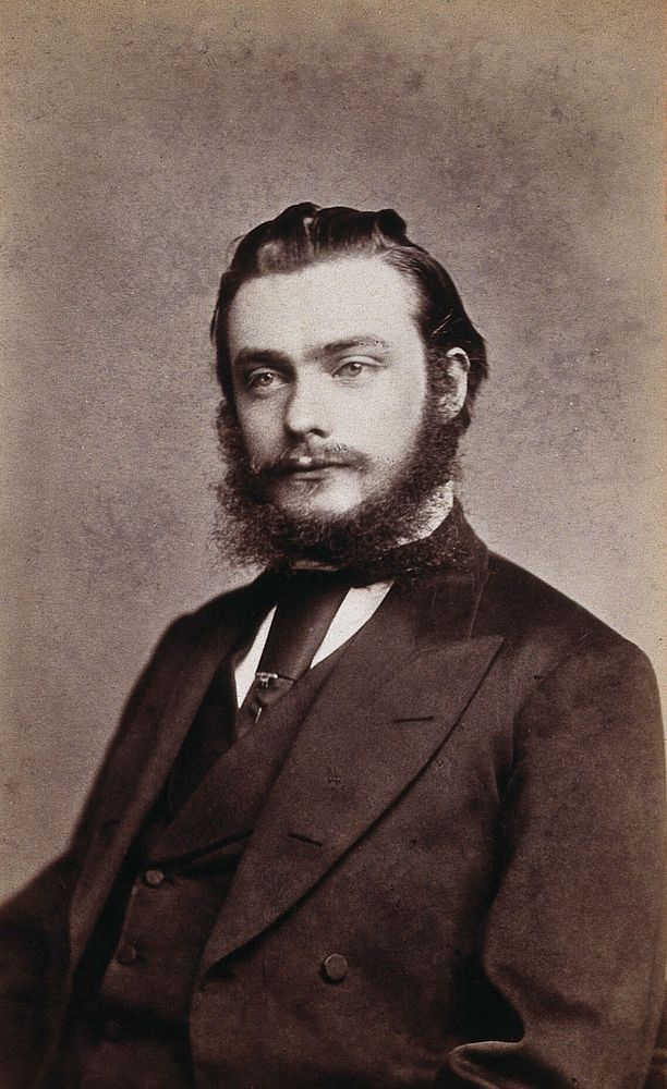 Frederick Belding Power. Photograph by F. Peter, Strasbourg, 1880.
